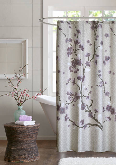 Holly Cotton Shower Curtain