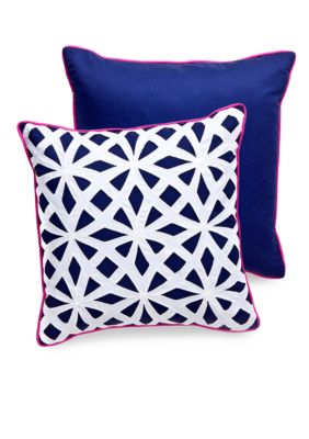 Cynthia Cynthia Rowley Eyelet Square Pillow 18 In X 18 In Belk