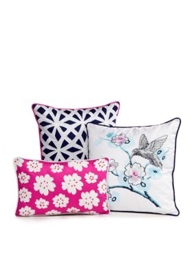 Cynthia rowley throw outlet pillows