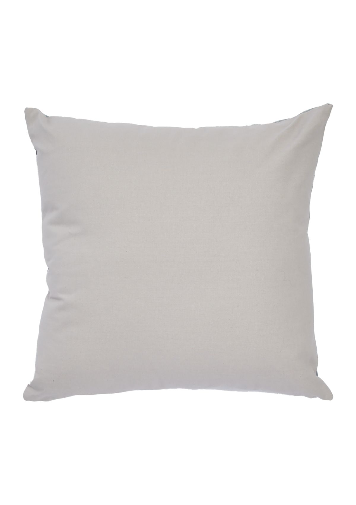 Kendall Square Silver Printed Decorative Pillow