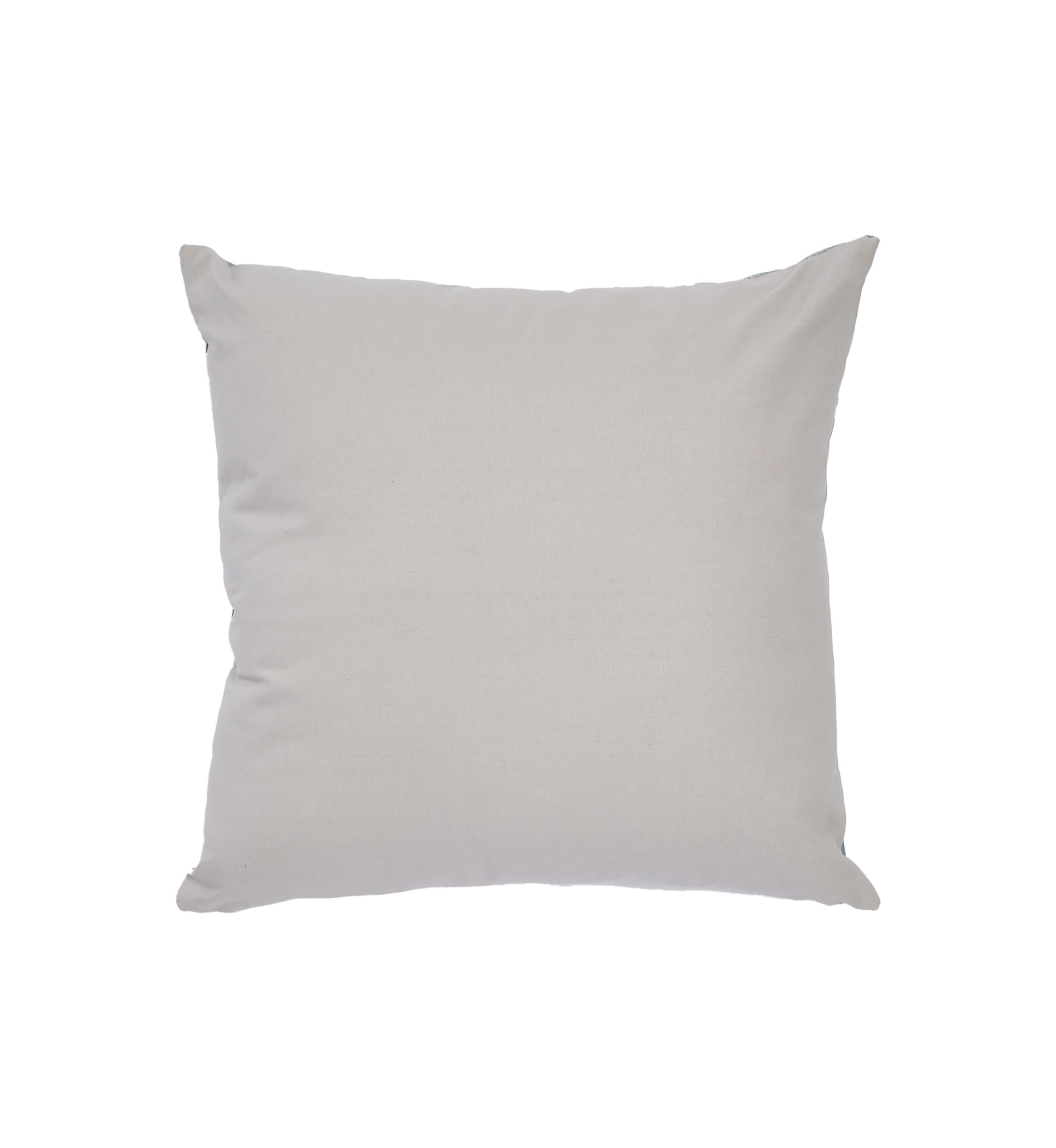 Kendall Square Silver Printed Decorative Pillow