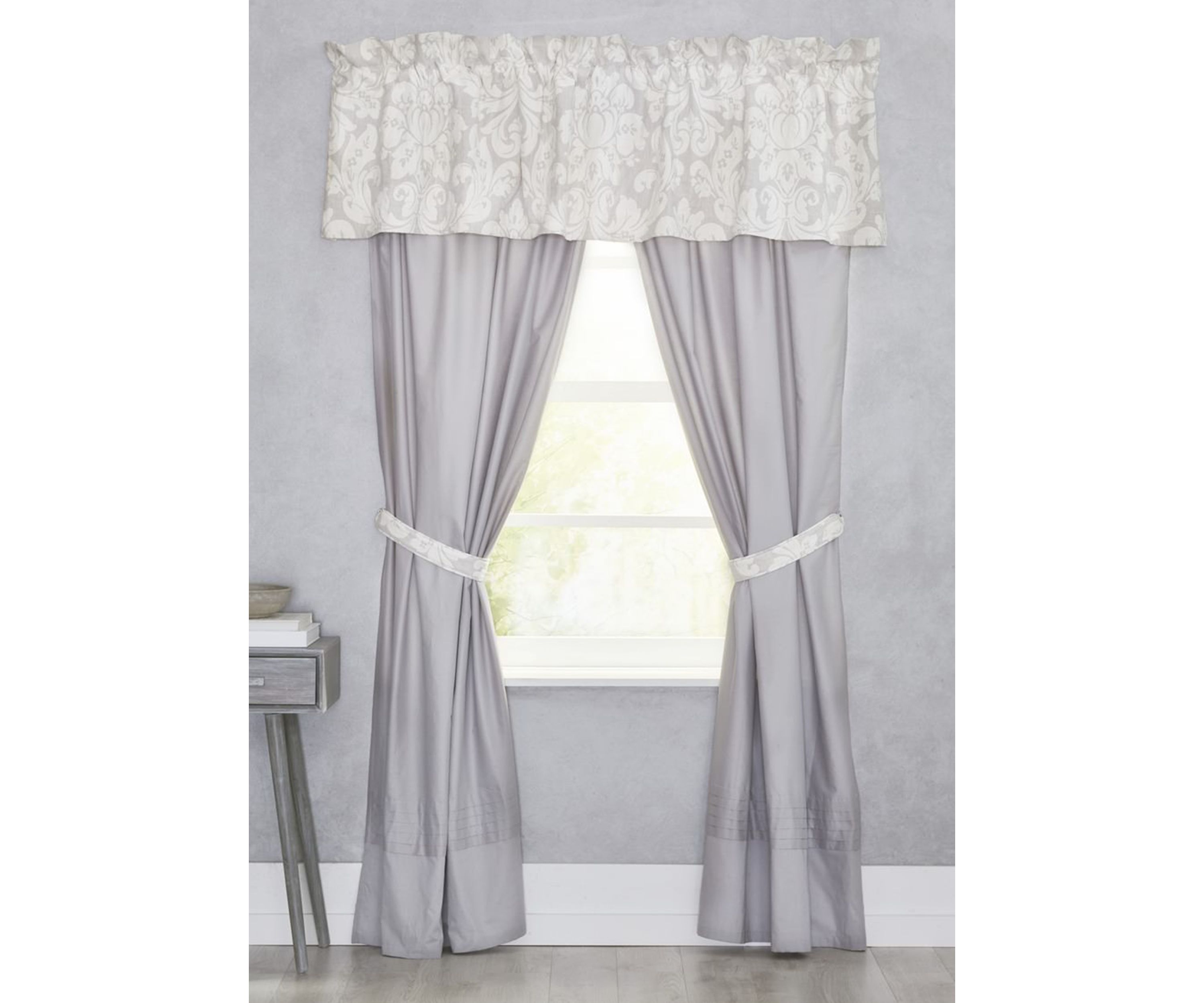 Ogee Drapery Pair with Tie Backs