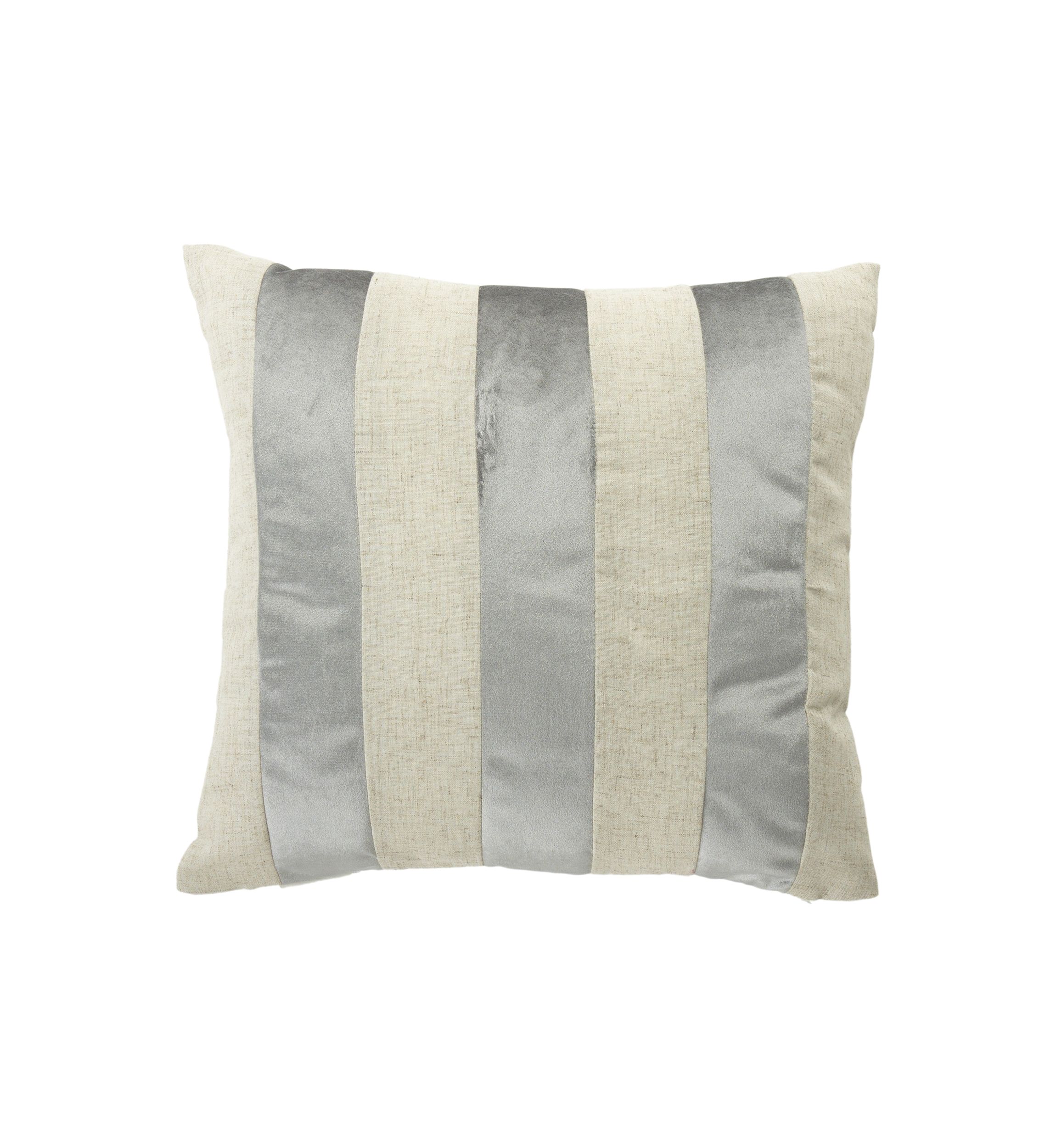 Vertical Stripe Velvet Pillow