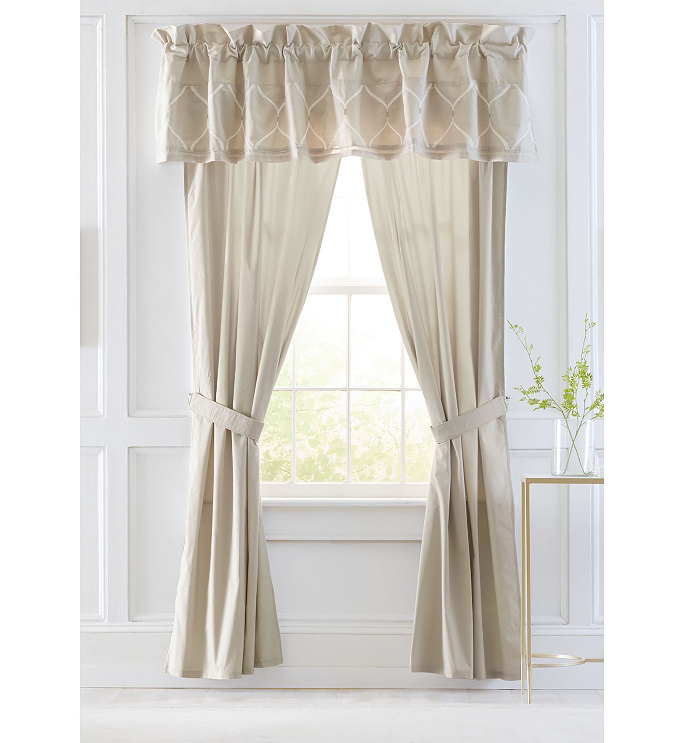 Harmony Drapery Pair with Tie Backs