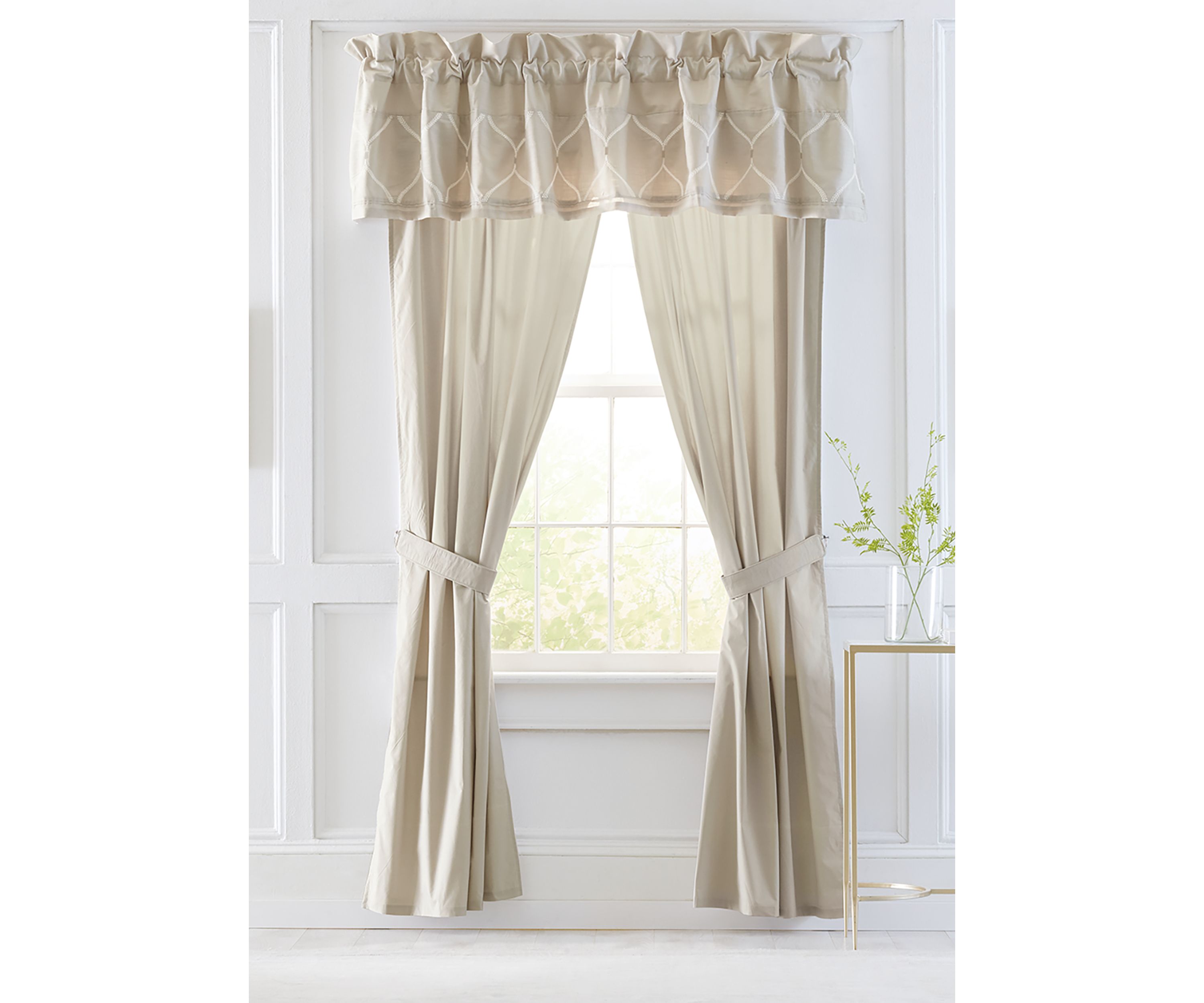Harmony Drapery Pair with Tie Backs