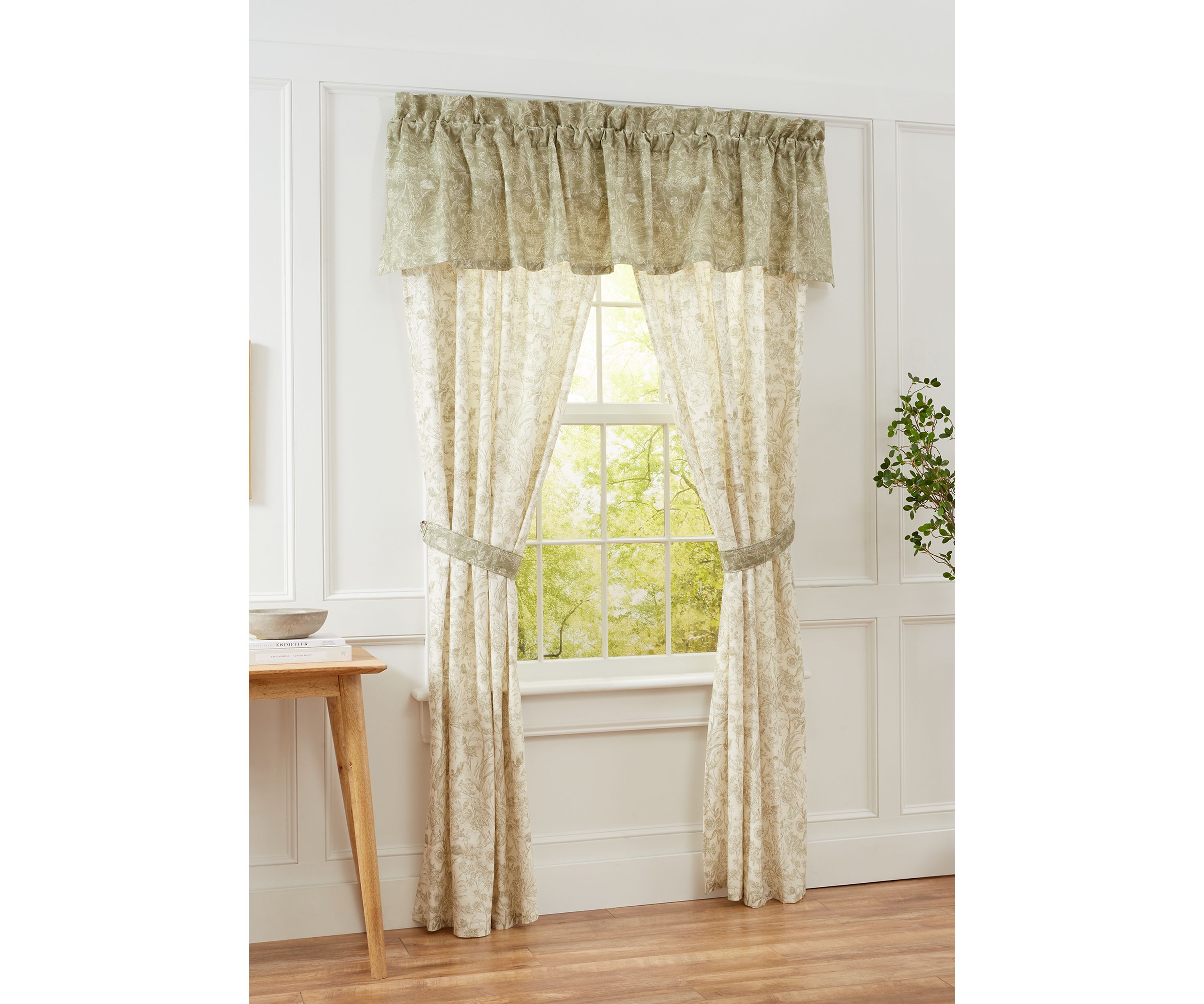 Spring Symphony Green Drapes