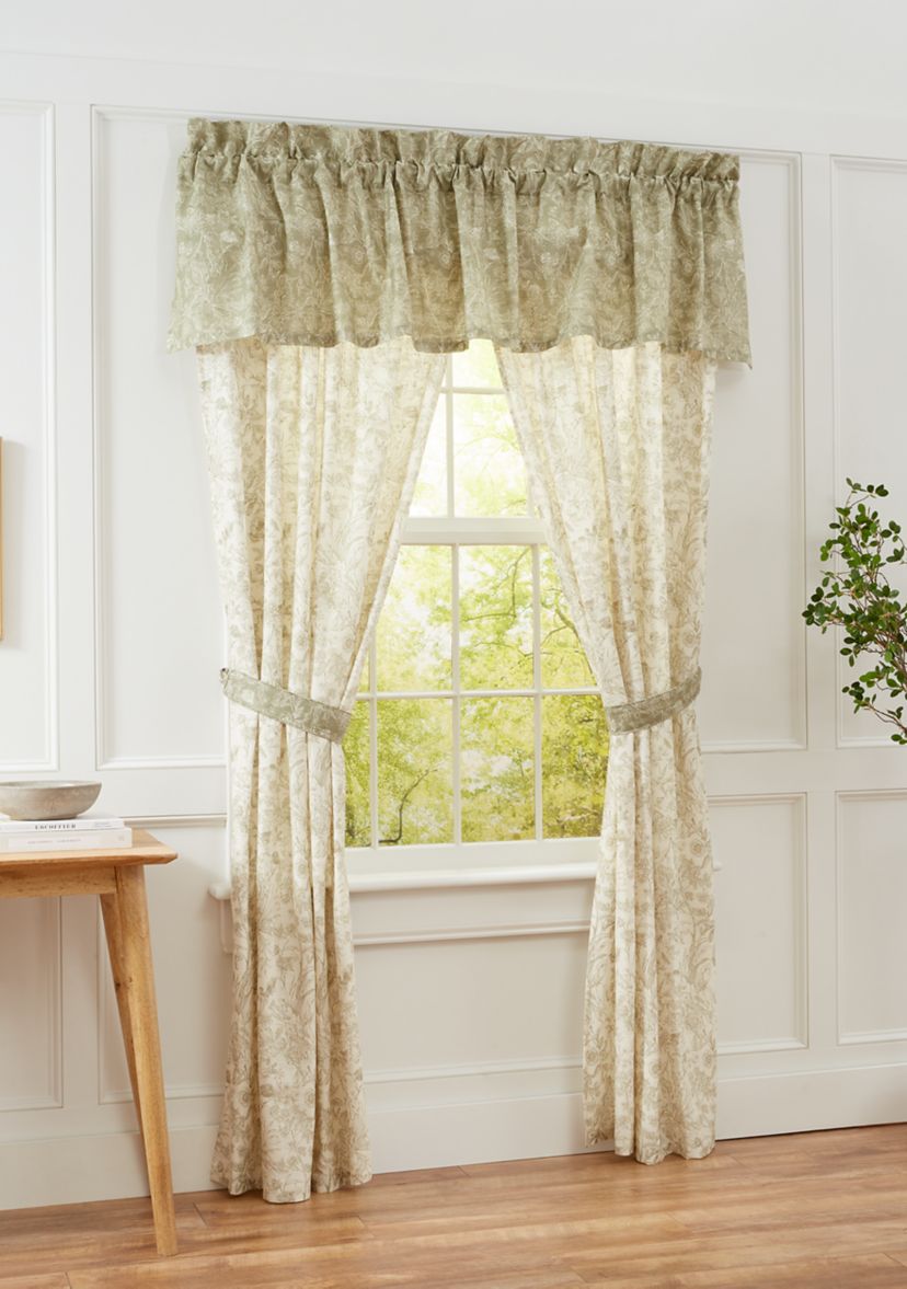 Spring Symphony Green Drapes