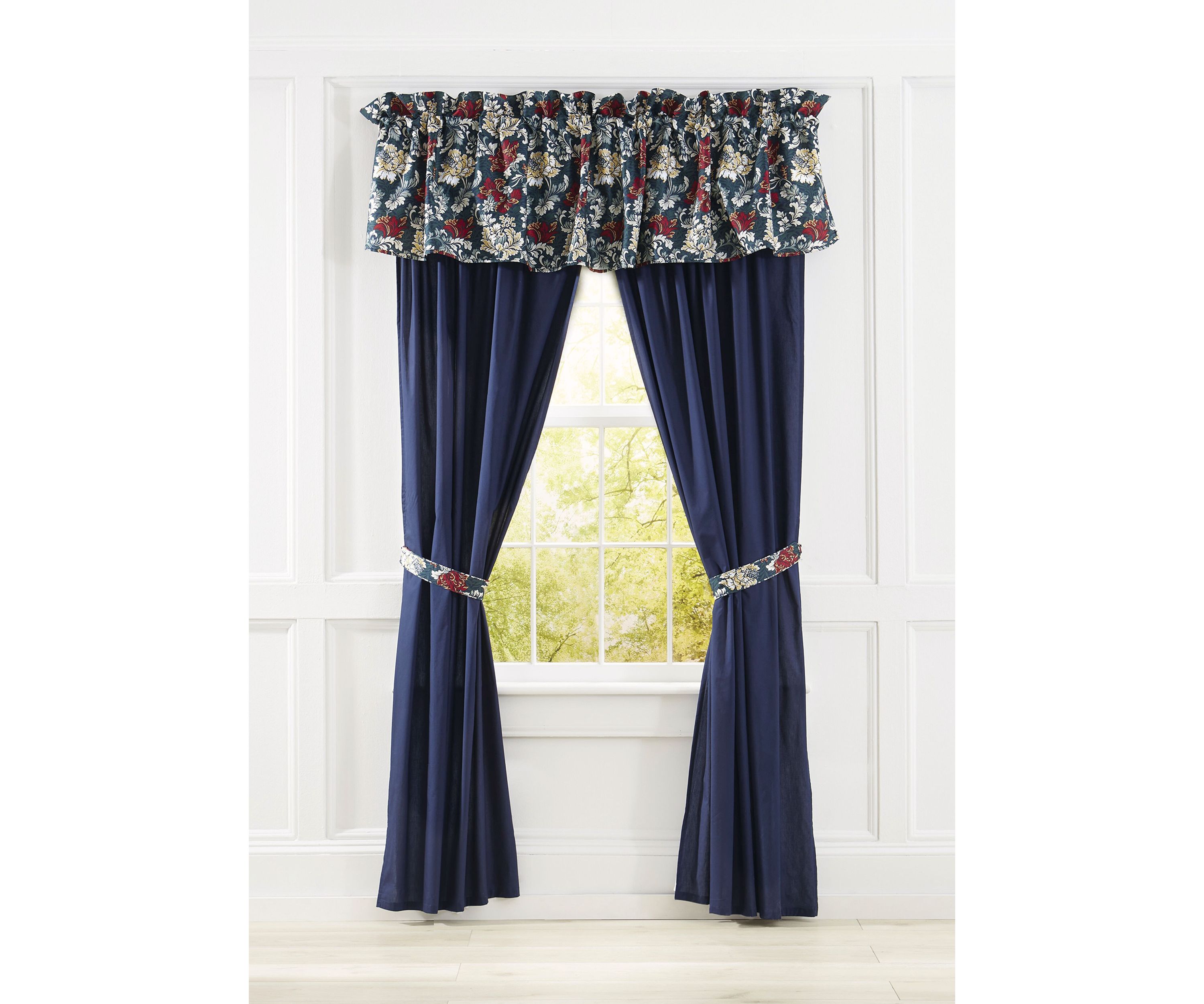 Vieran Drapery Pair with Tie Backs