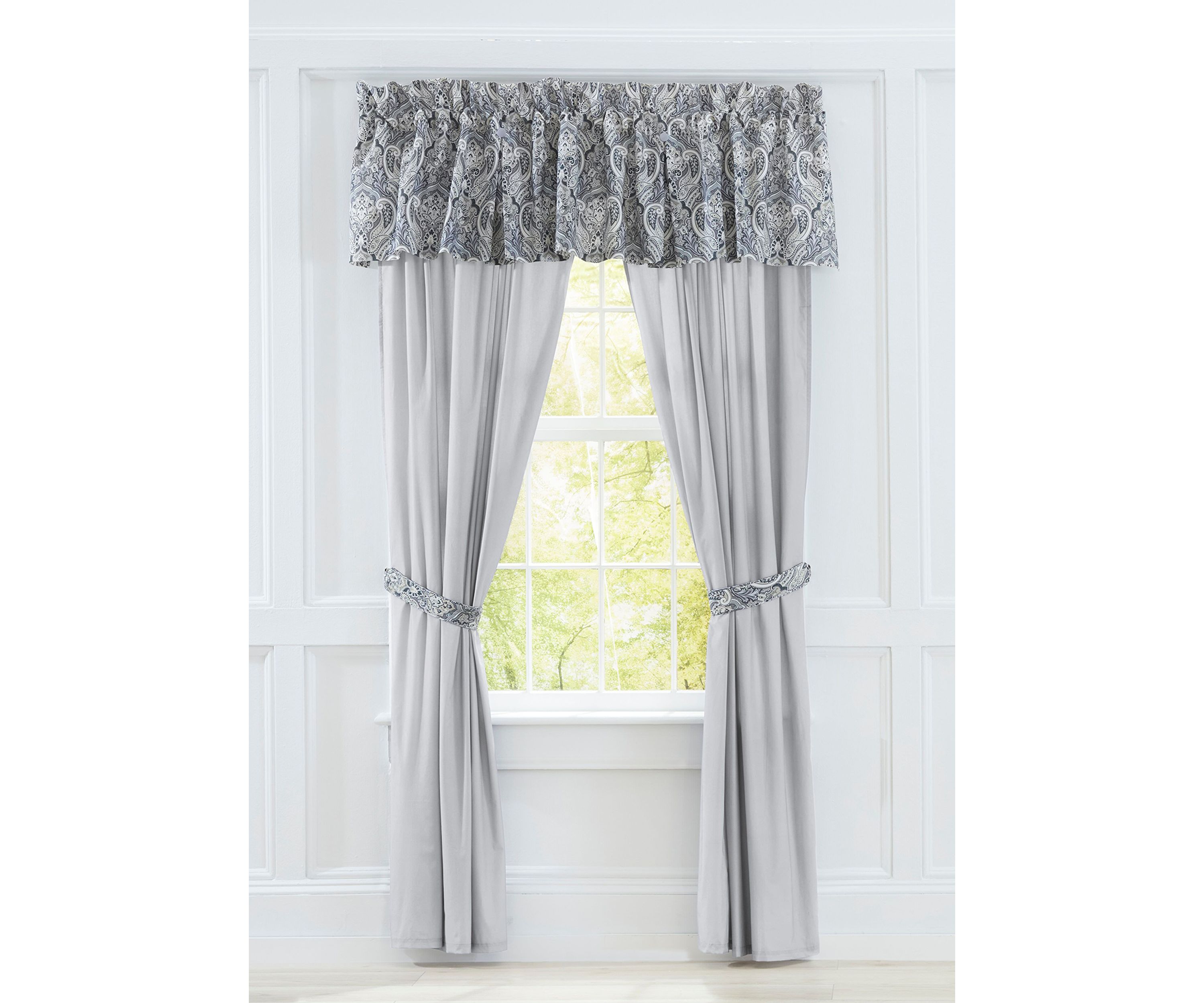 Rue Vernet Drapery Pair with Tie Backs