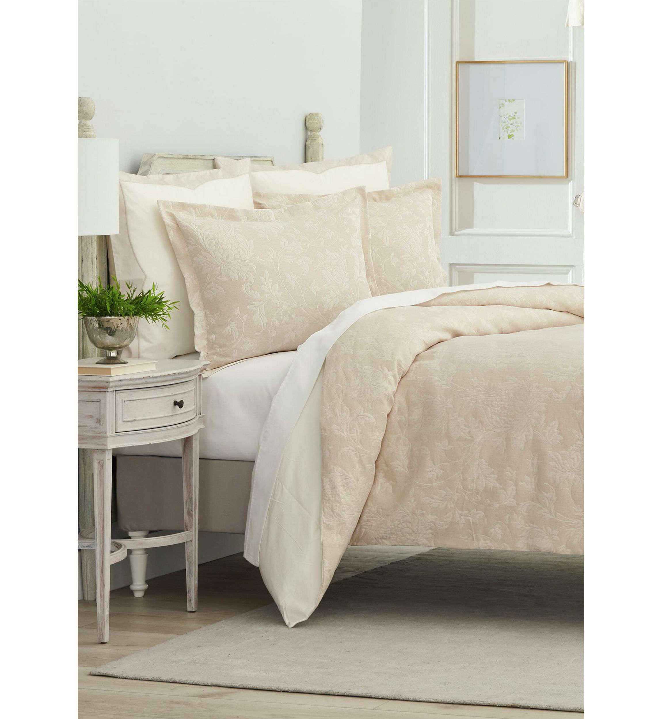 Wild Wheat Floral Euro Sham