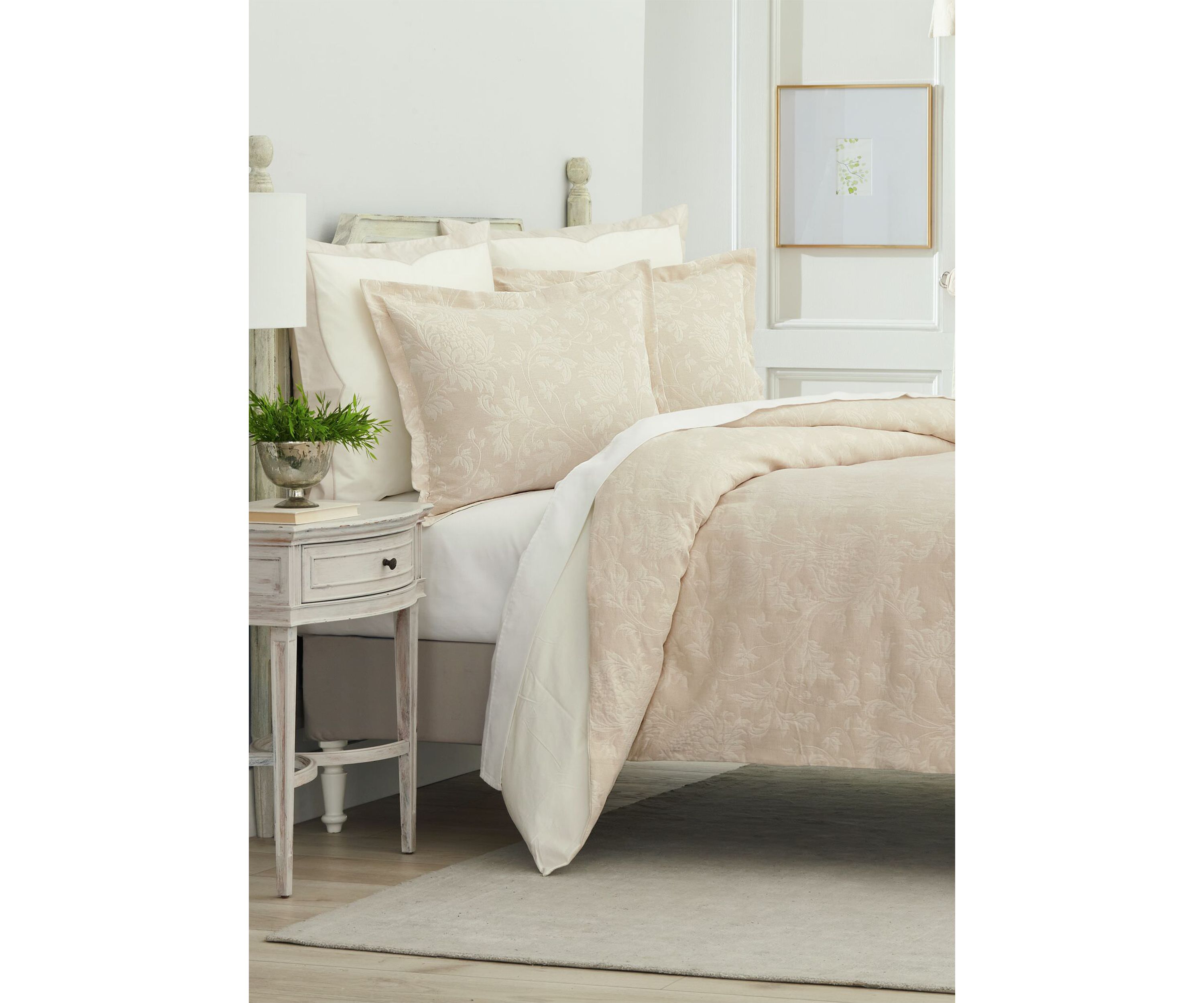 Wild Wheat Floral Euro Sham