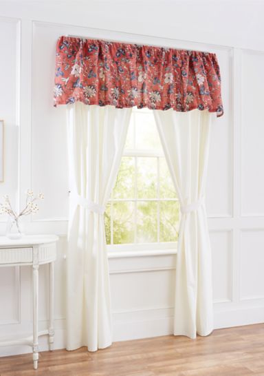 First Blooms Terracotta Valance