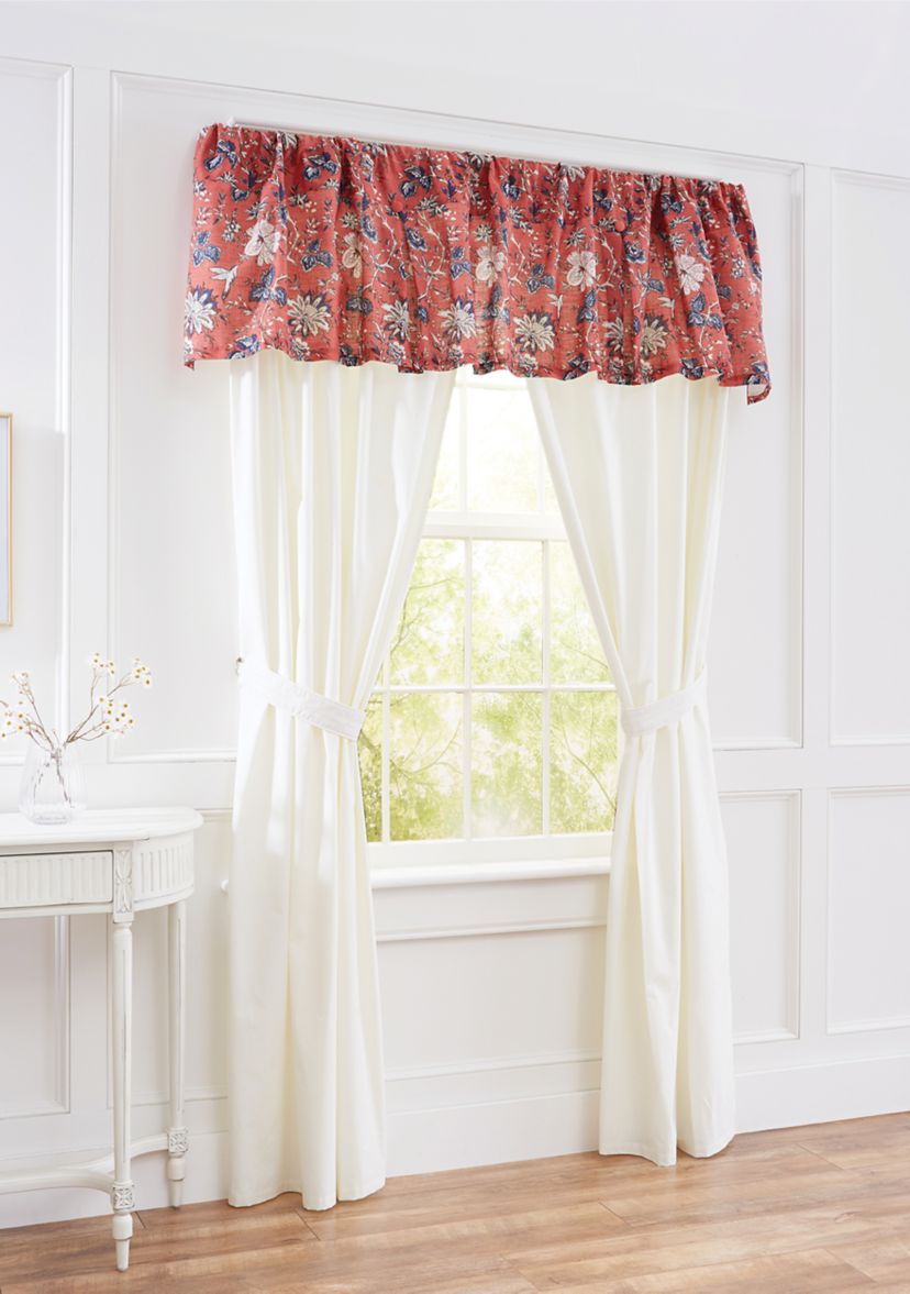 First Blooms Terracotta Valance