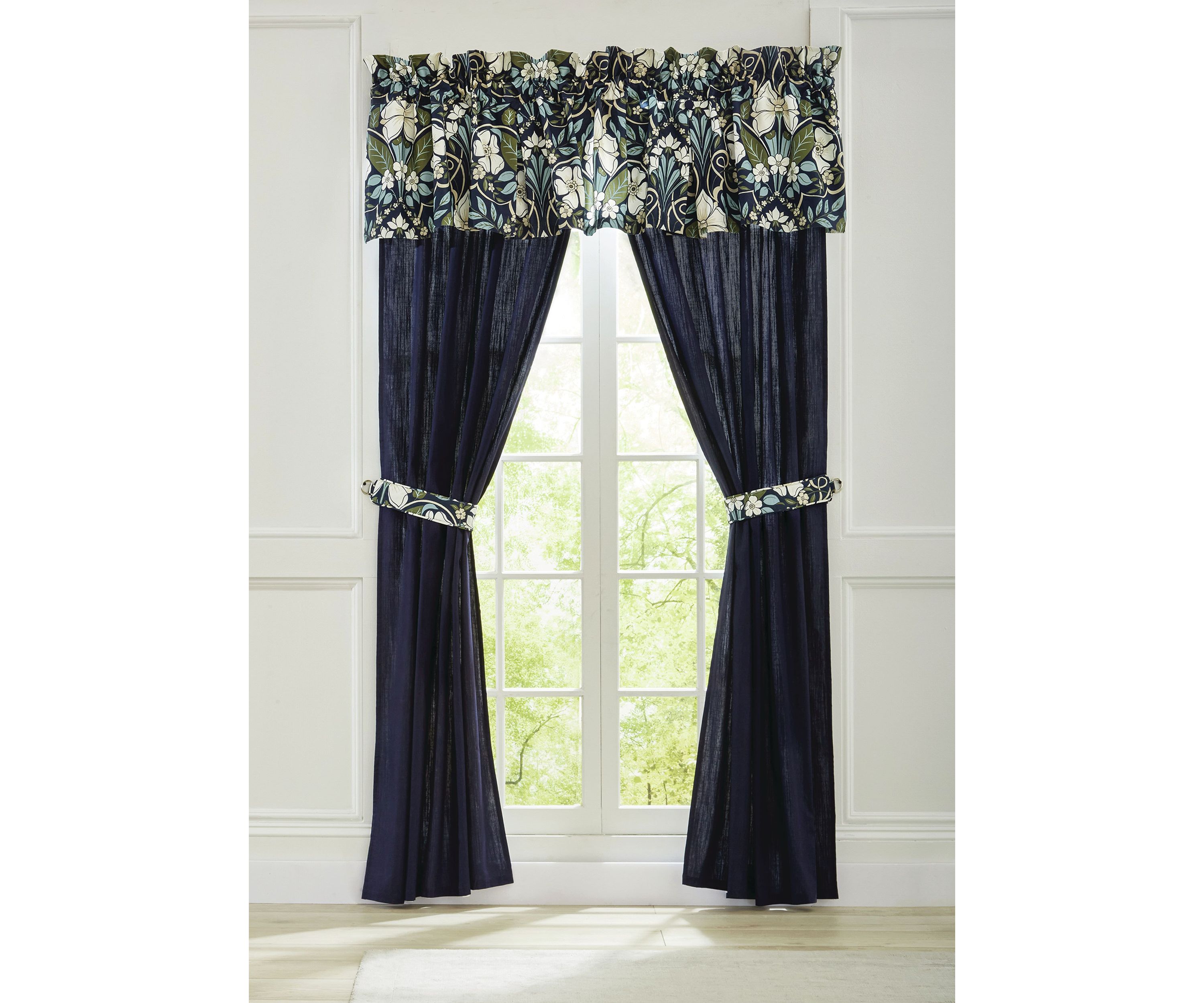 Rococo Drapery Pair with Tie Backs