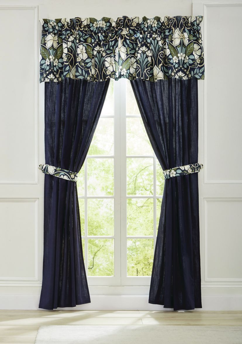 Rococo Drapery Pair with Tie Backs