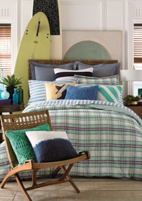 Tommy Hilfiger Georgetown Plaid Full Queen Comforter Set 92 In X