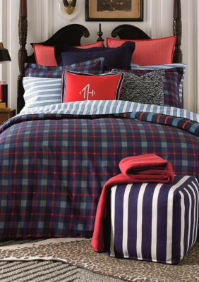 Tommy Hilfiger Boston Plaid Twin Comforter Set 66 In X 86 In Belk