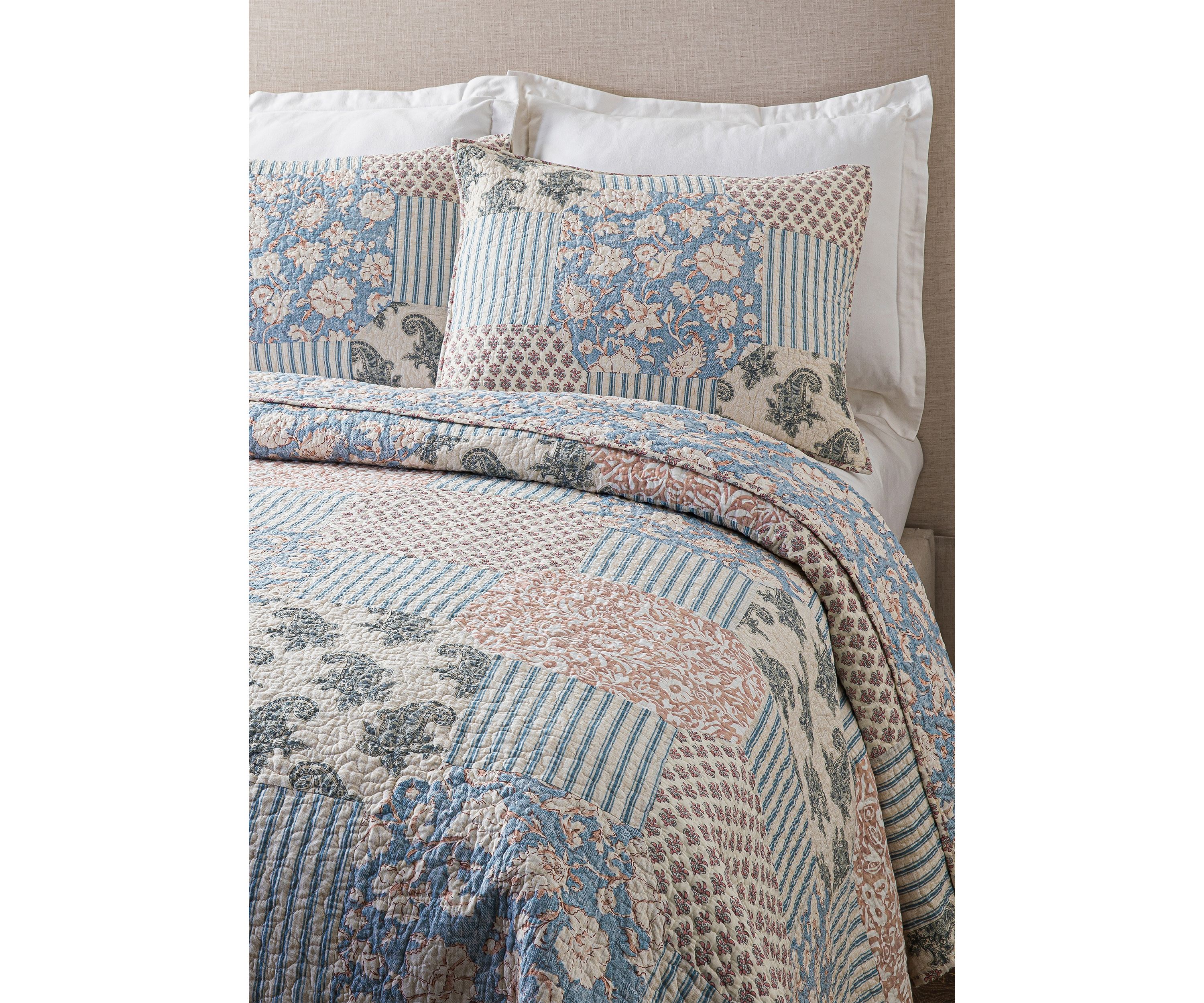 Provencal Rose 3-Piece Quilt Set