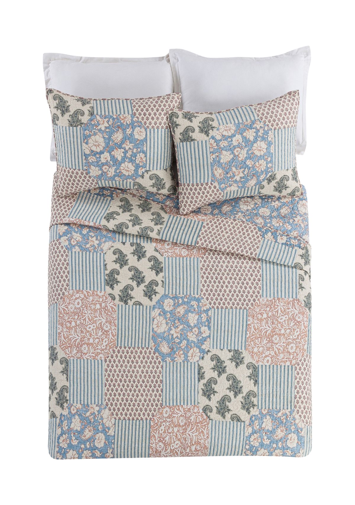 Provencal Rose 3-Piece Quilt Set