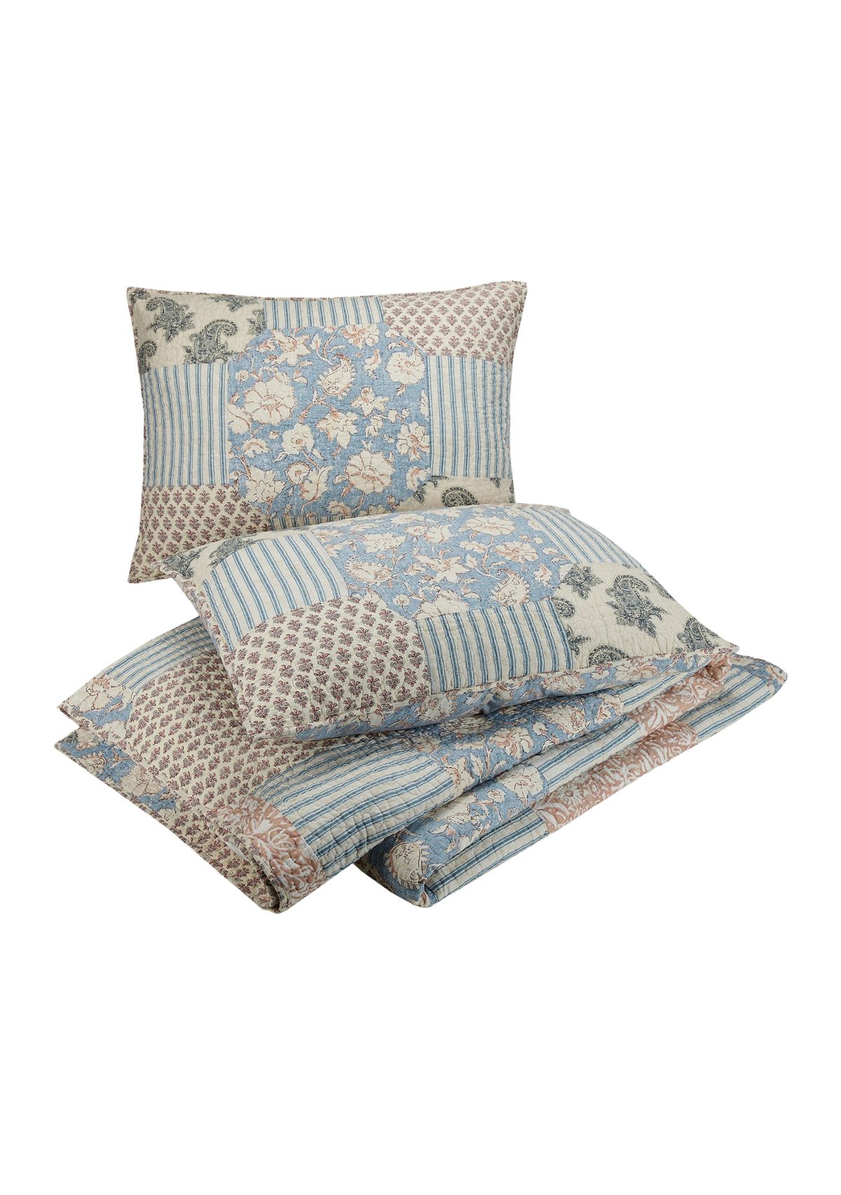 Provencal Rose 3-Piece Quilt Set