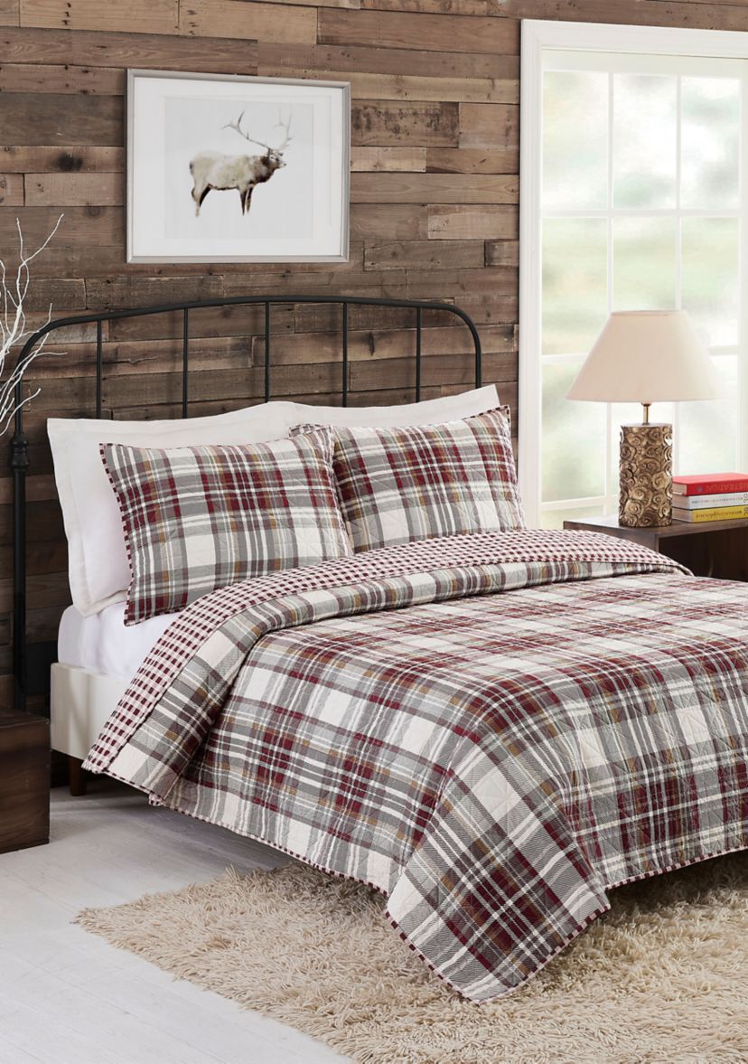Camden Plaid Quilt Set