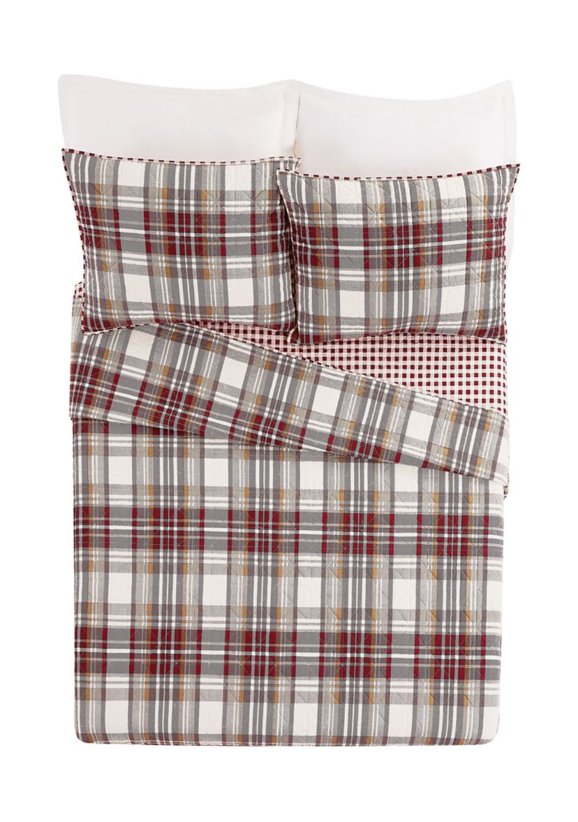Camden Plaid Quilt Set
