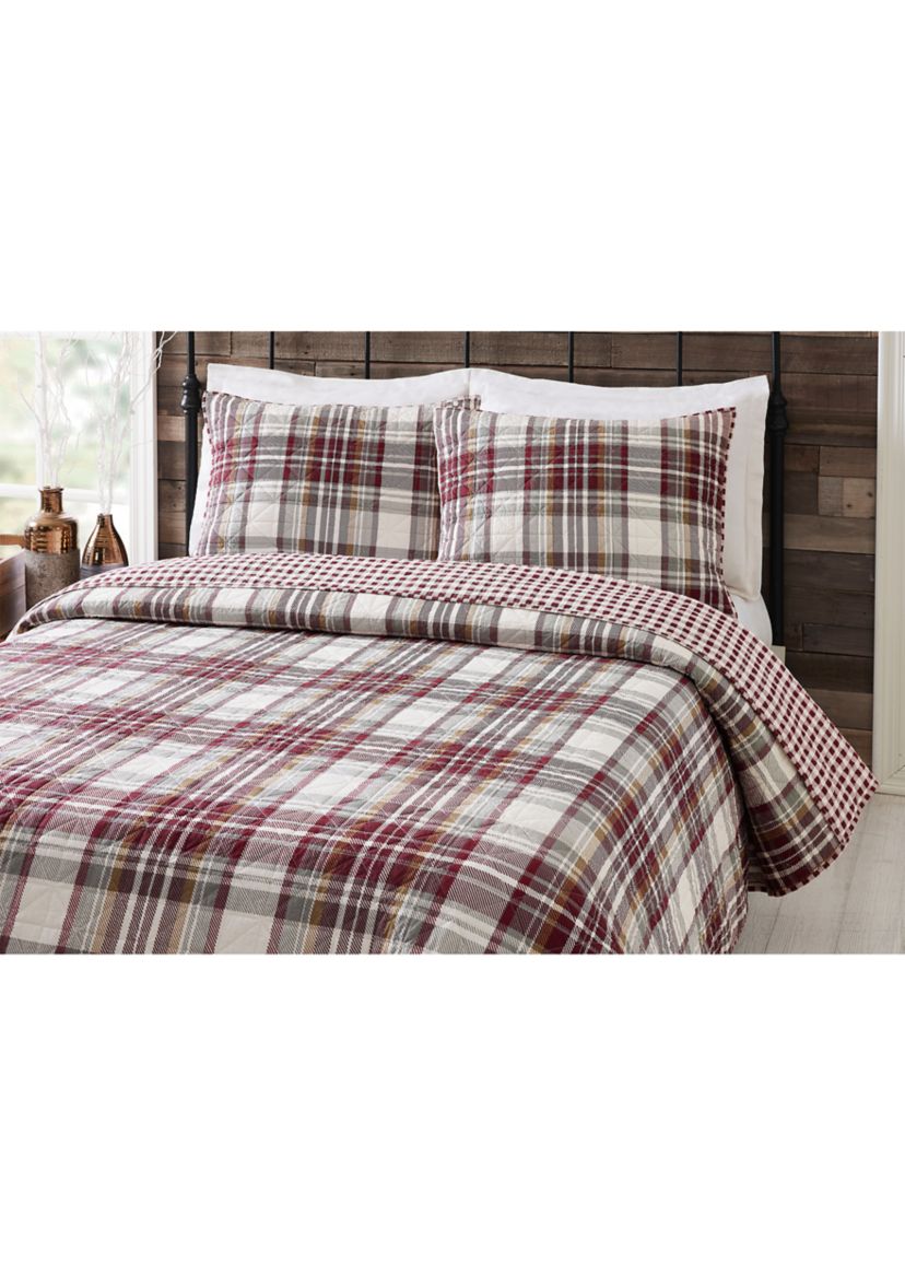 Camden Plaid Quilt Set