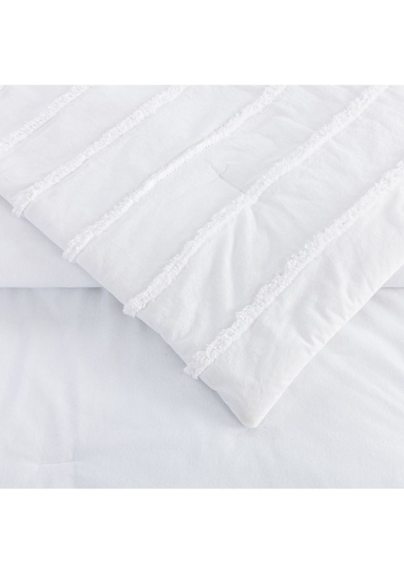 Chenille Chevron Comforter Set