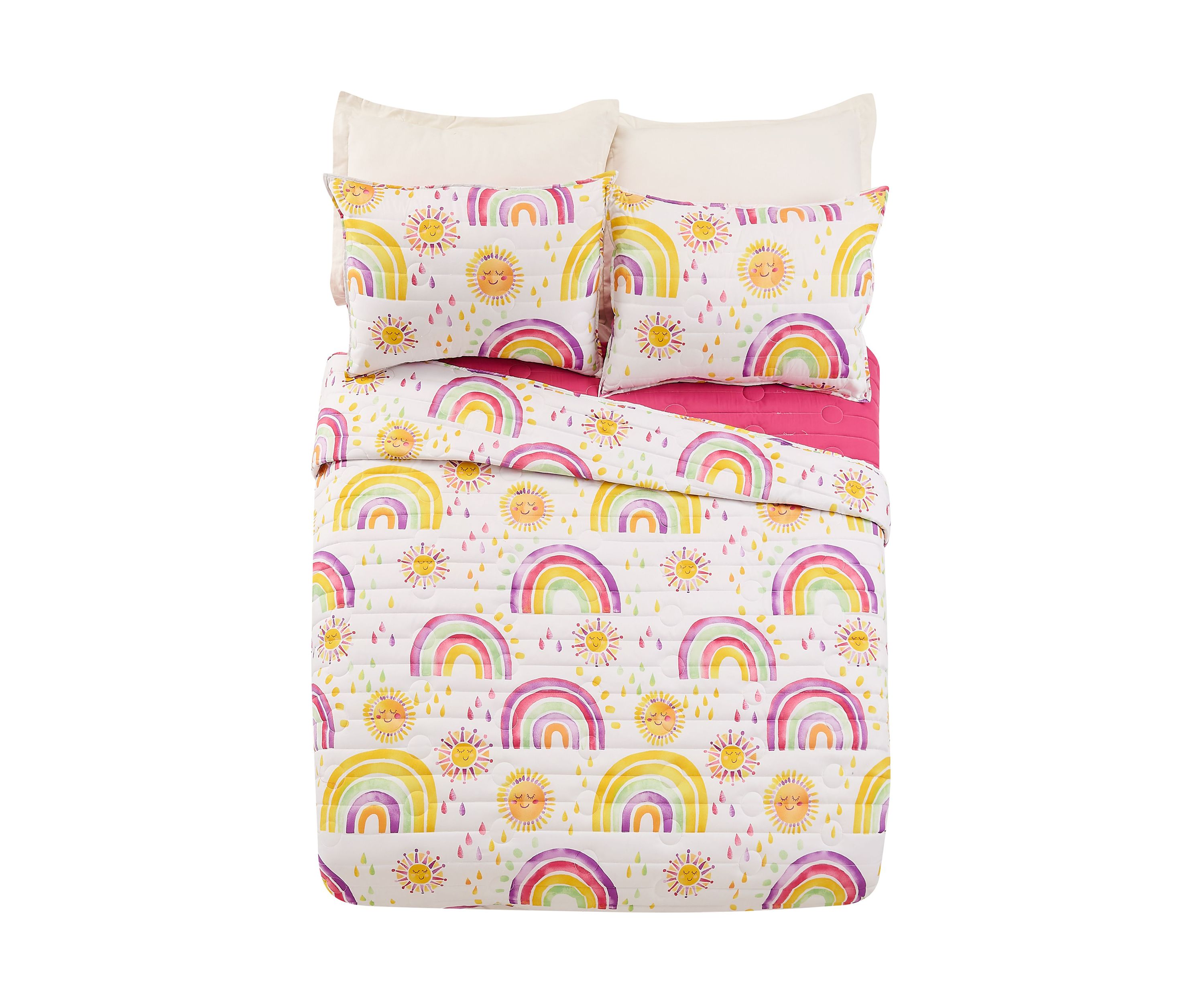 Rainbows and Sun Quilt Set
