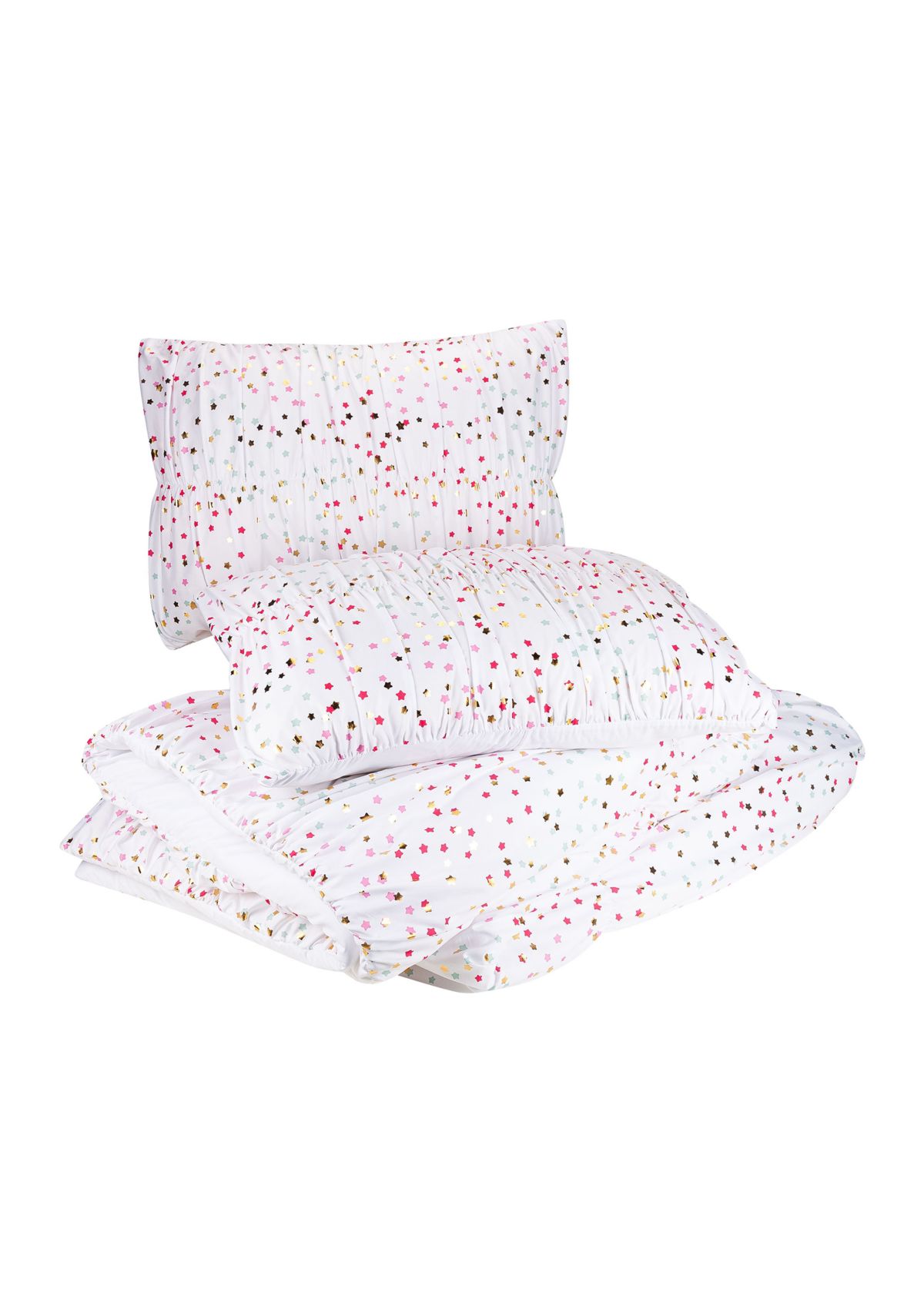 Iridescent Stars Comforter Set