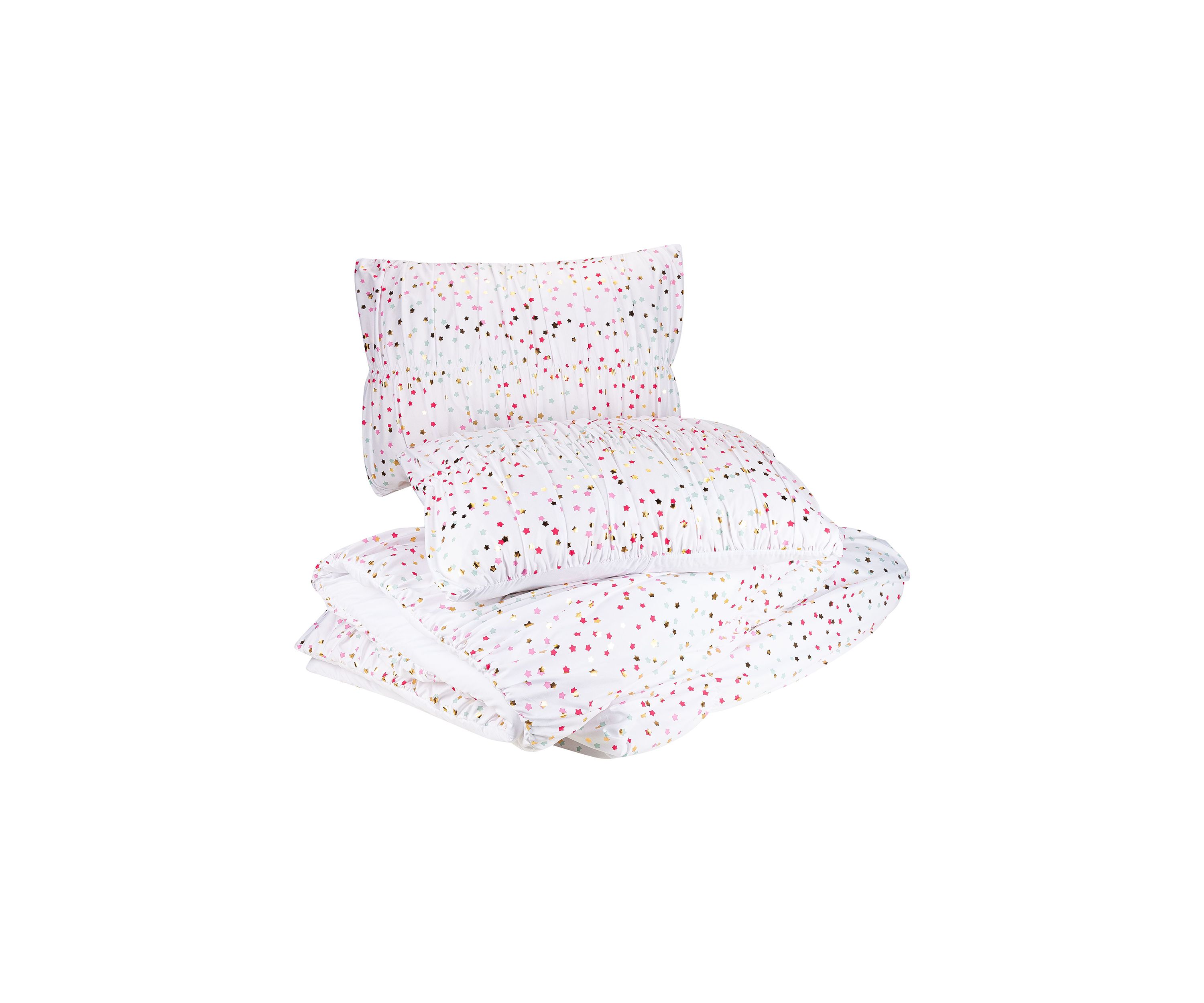 Iridescent Stars Comforter Set