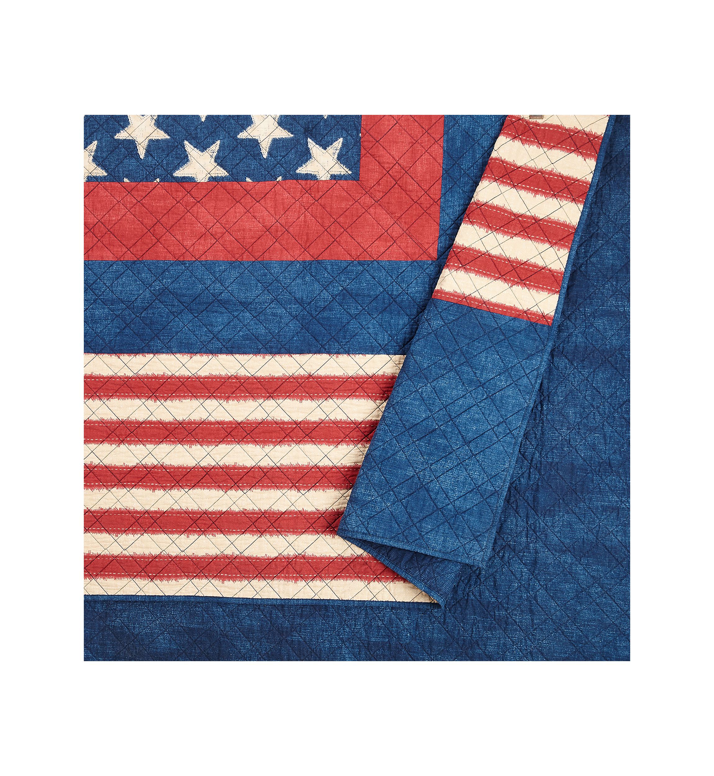 Americana Patch Quilt Set