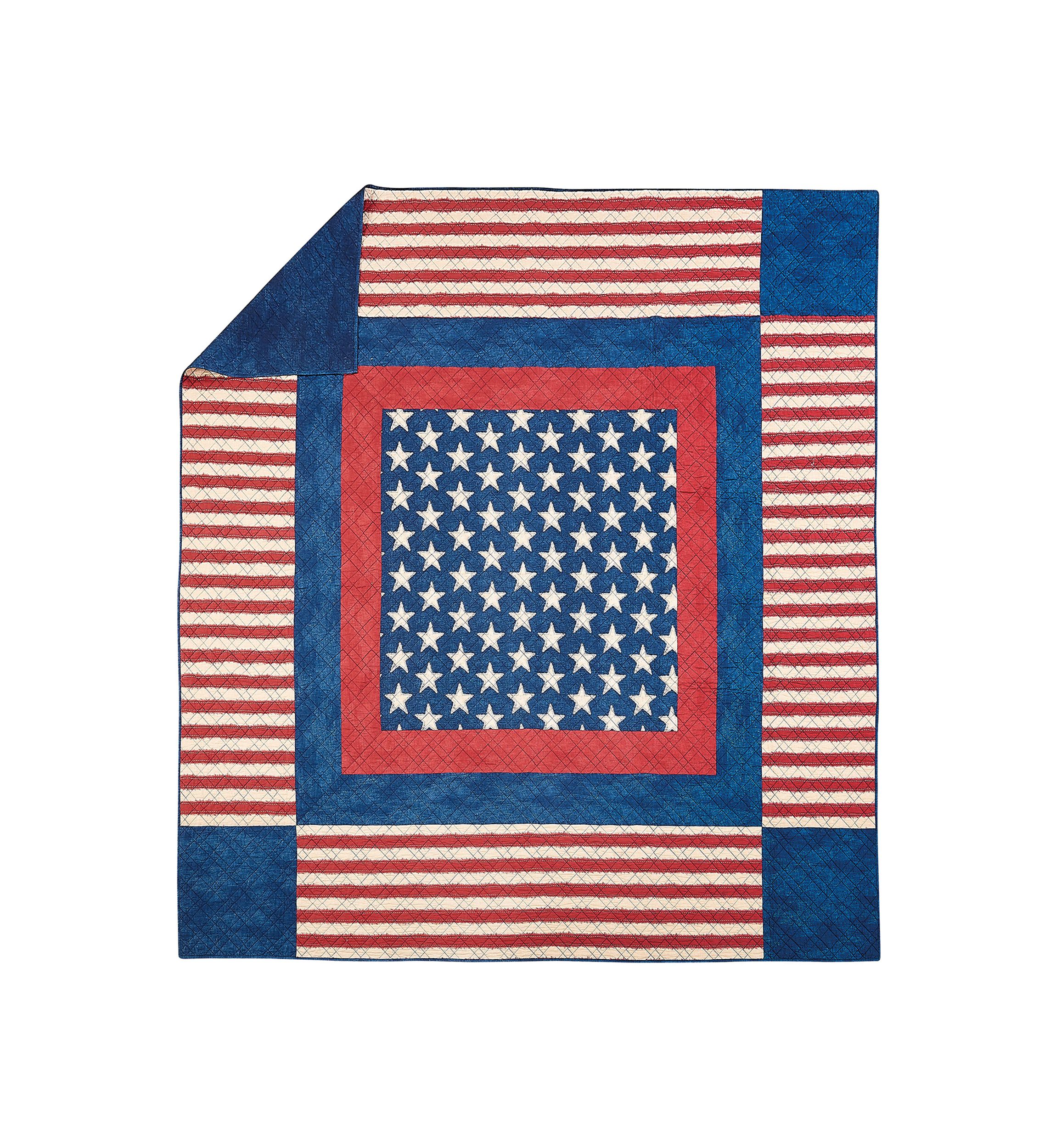 Americana Patch Quilt Set