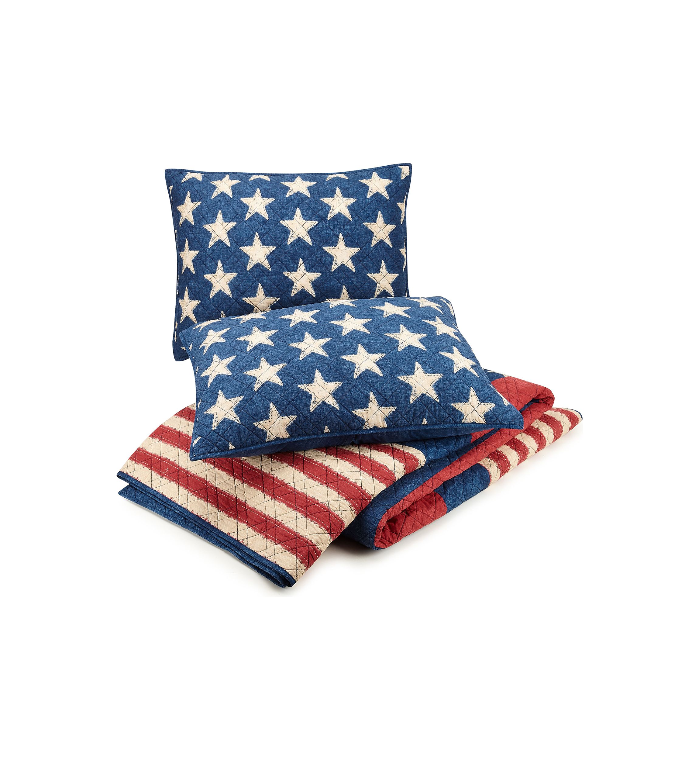 Americana Patch Quilt Set