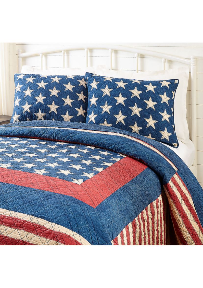 Americana Patch Quilt Set