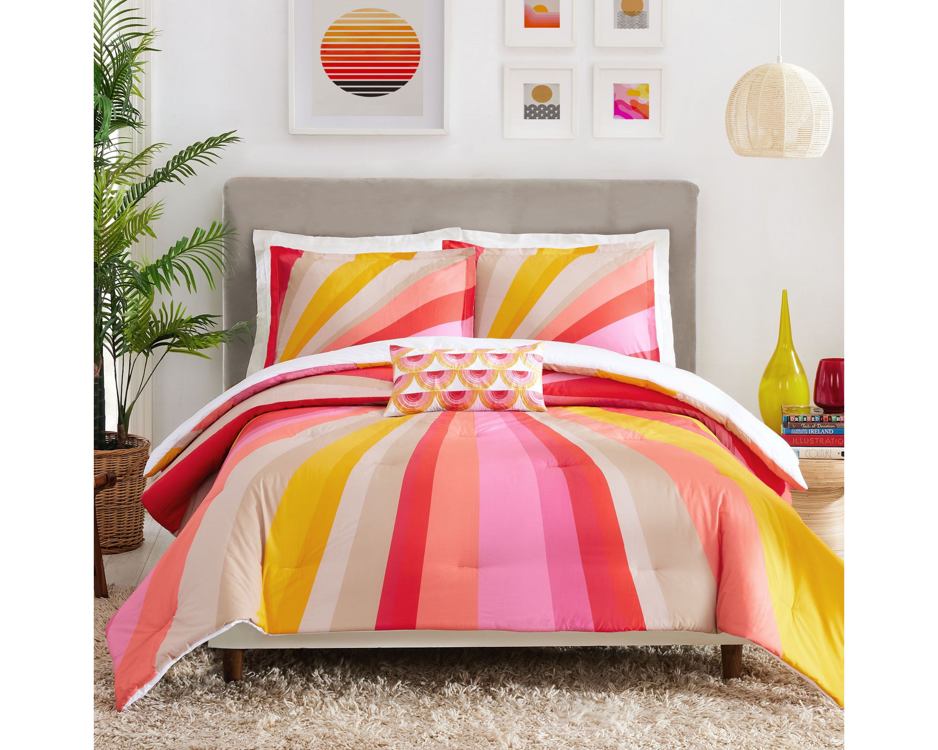 Sunburst Cotton Duvet Cover Set