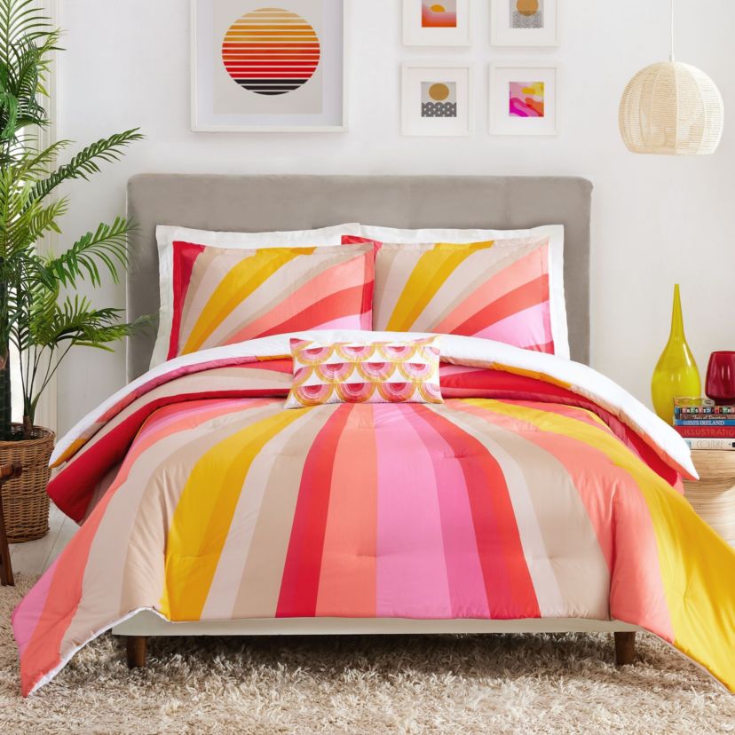 Sunburst Cotton Duvet Cover Set
