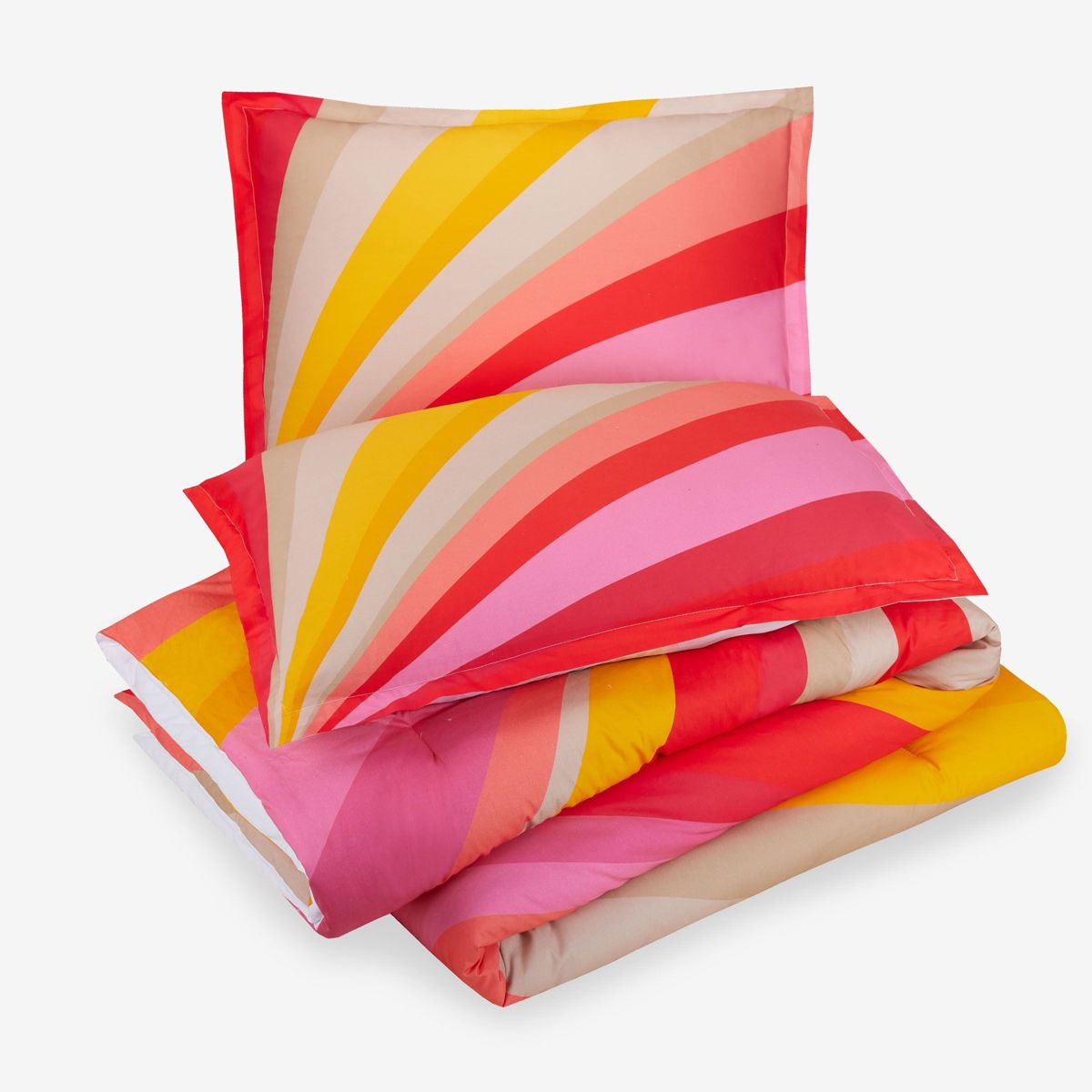 Sunburst Cotton Duvet Cover Set