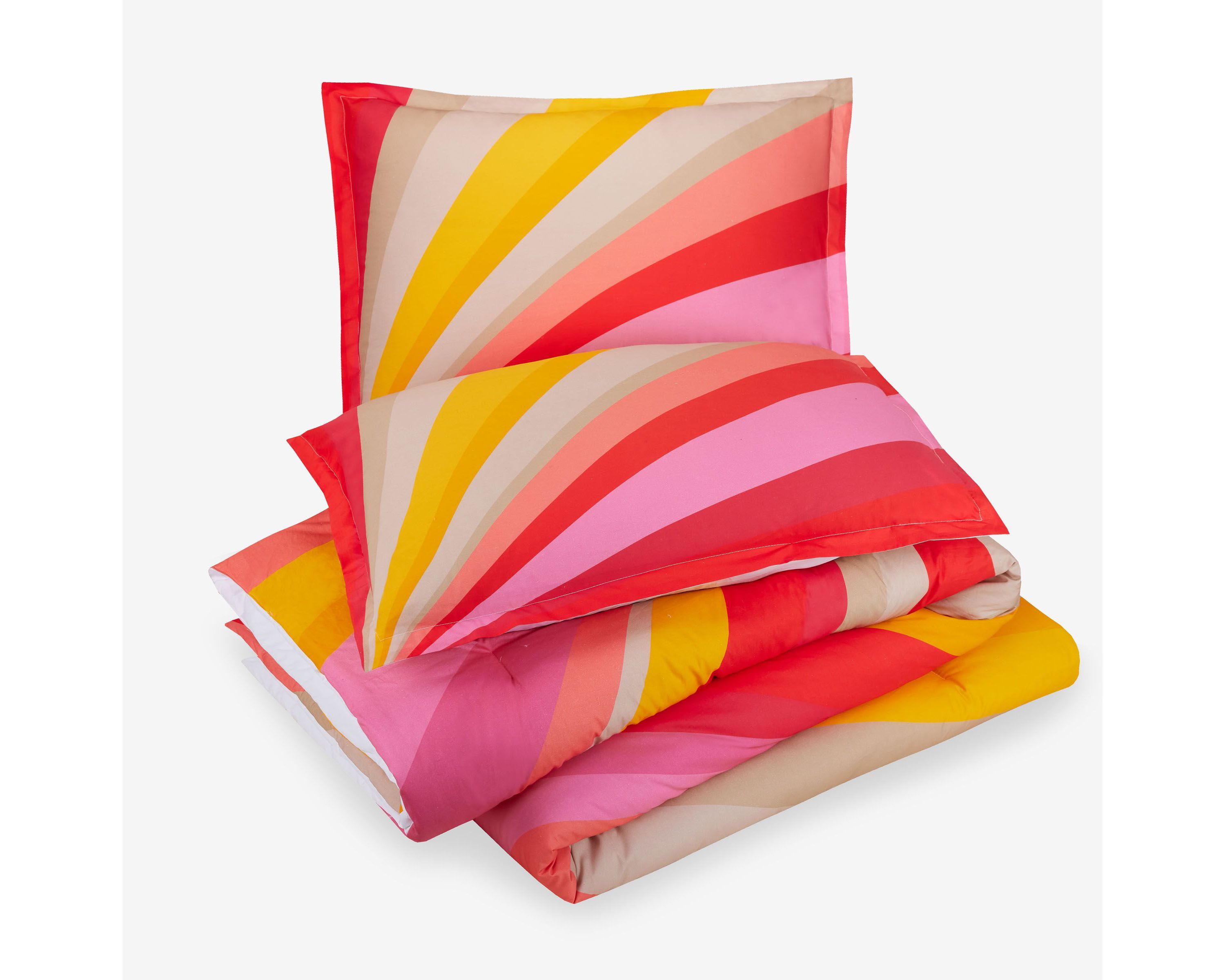 Sunburst Cotton Duvet Cover Set