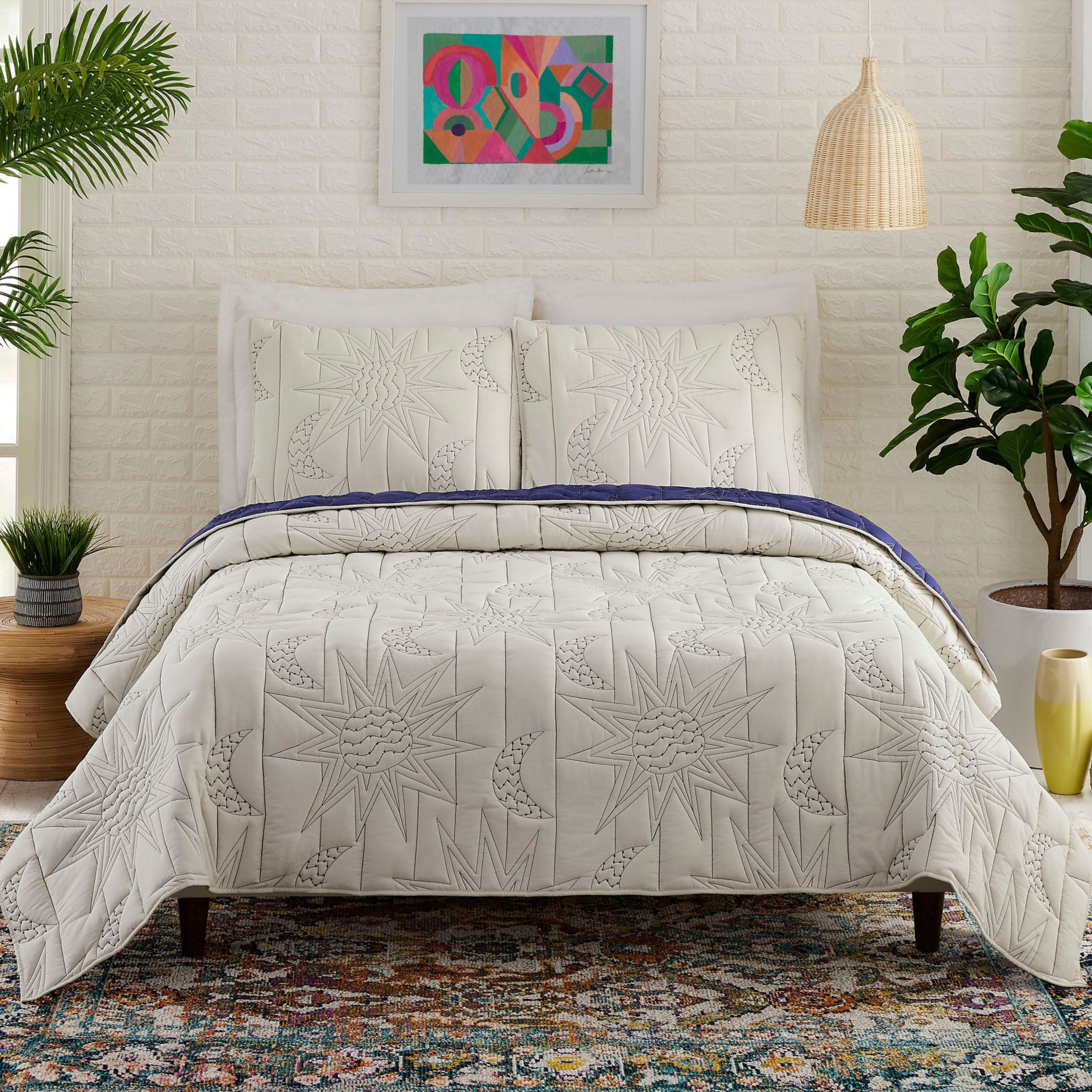 Sun & Moon Quilt Set by Jungalow
