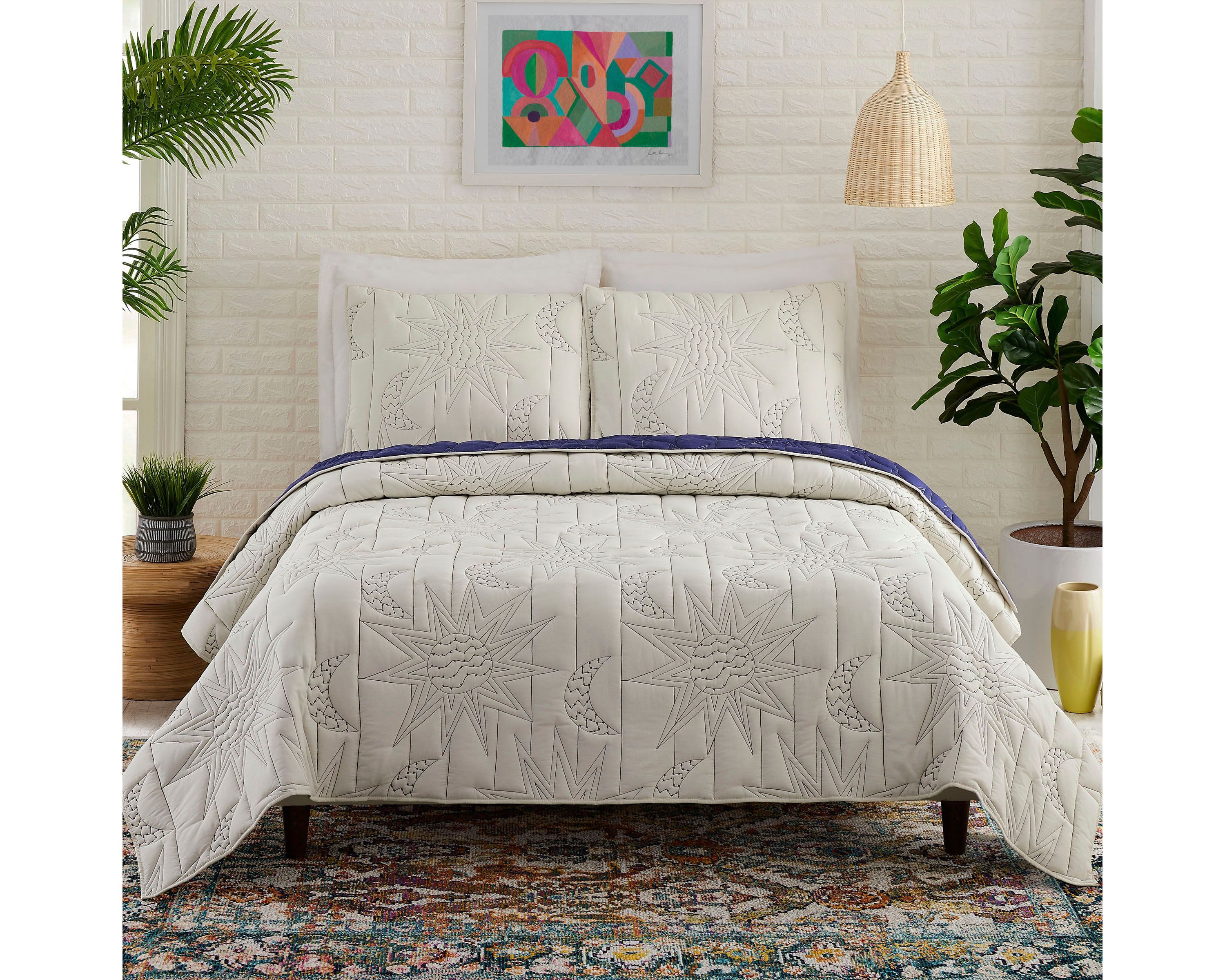 Sun & Moon Quilt Set by Jungalow