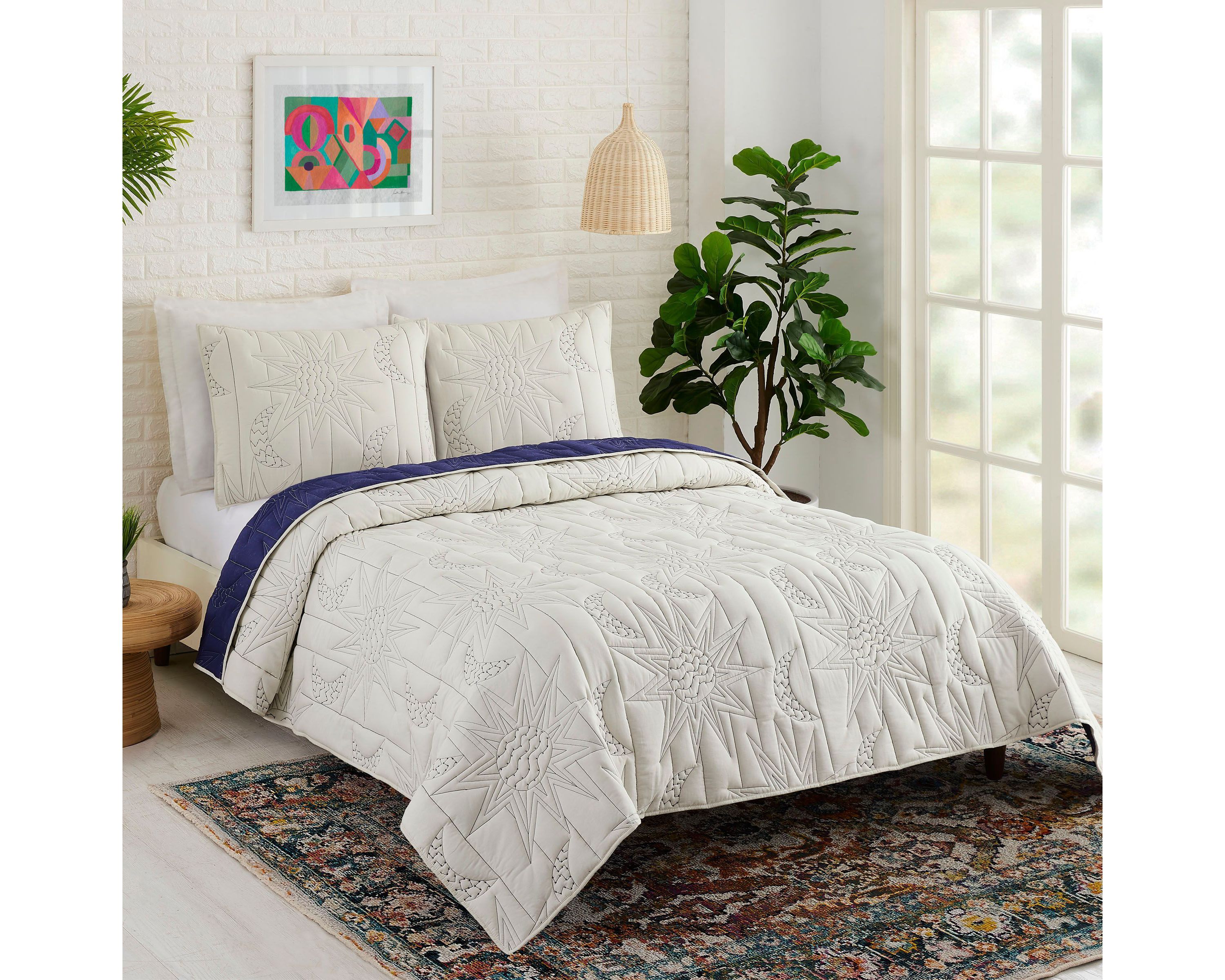 Sun & Moon Quilt Set by Jungalow