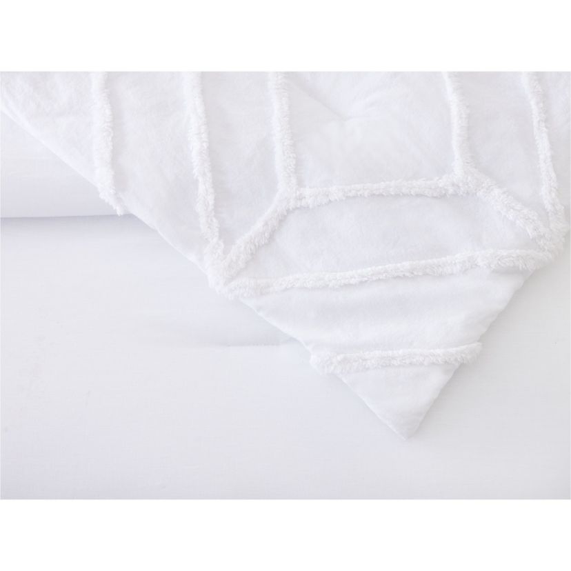 Tufted Chenille Duvet Cover Set