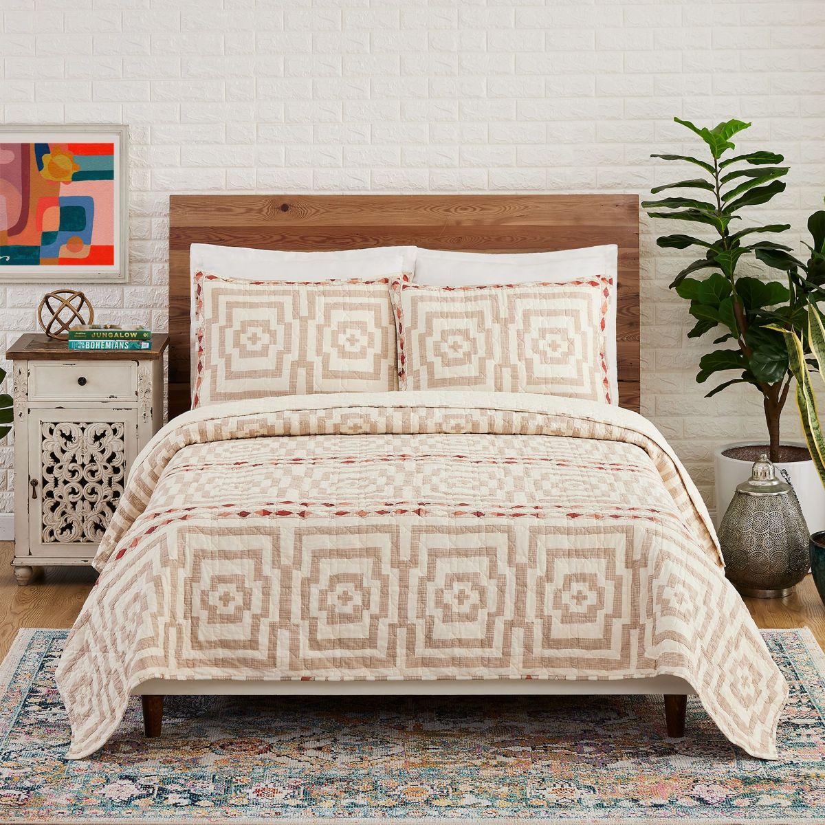Hypnotic Quilt Set by Jungalow