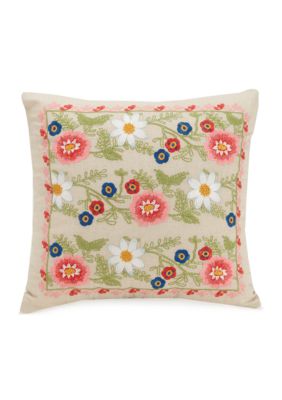 Vera Bradley Coral Floral Decorative Pillow Belk