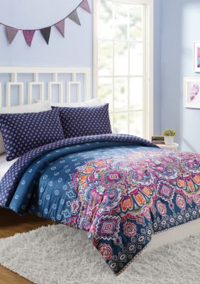 Vera Bradley Sedona Medallion 3 Piece Comforter Set Full Queen