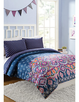 Vera Bradley Sedona Medallion 3 Piece Comforter Set Full Queen