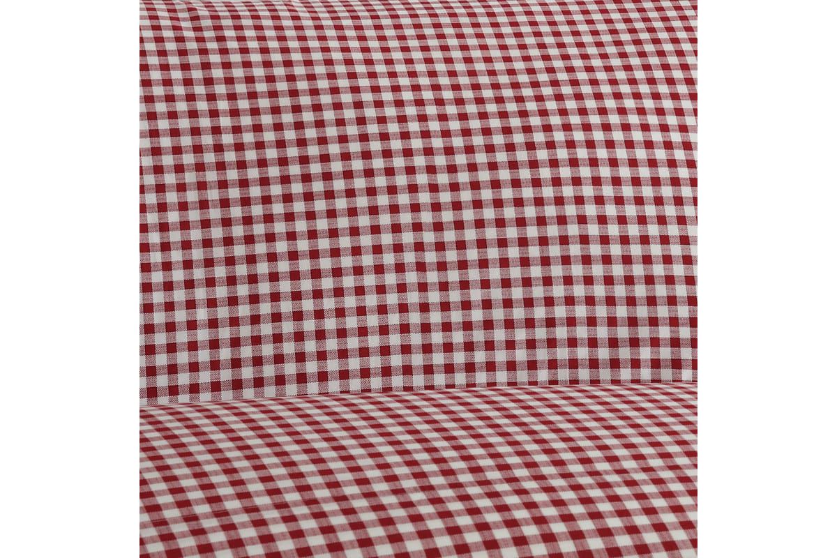 Gingham 250 Thread Count Cotton Percale Sheet Set
