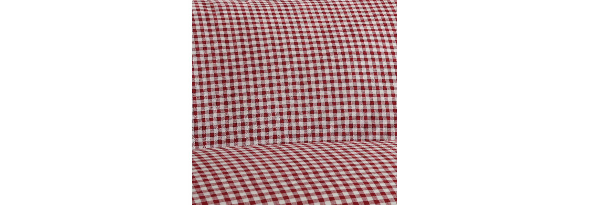 Gingham 250 Thread Count Cotton Percale Sheet Set