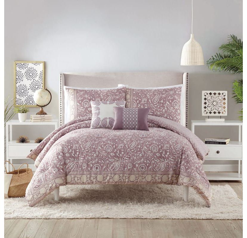 Socorro 5-Piece Reversible Comforter Set